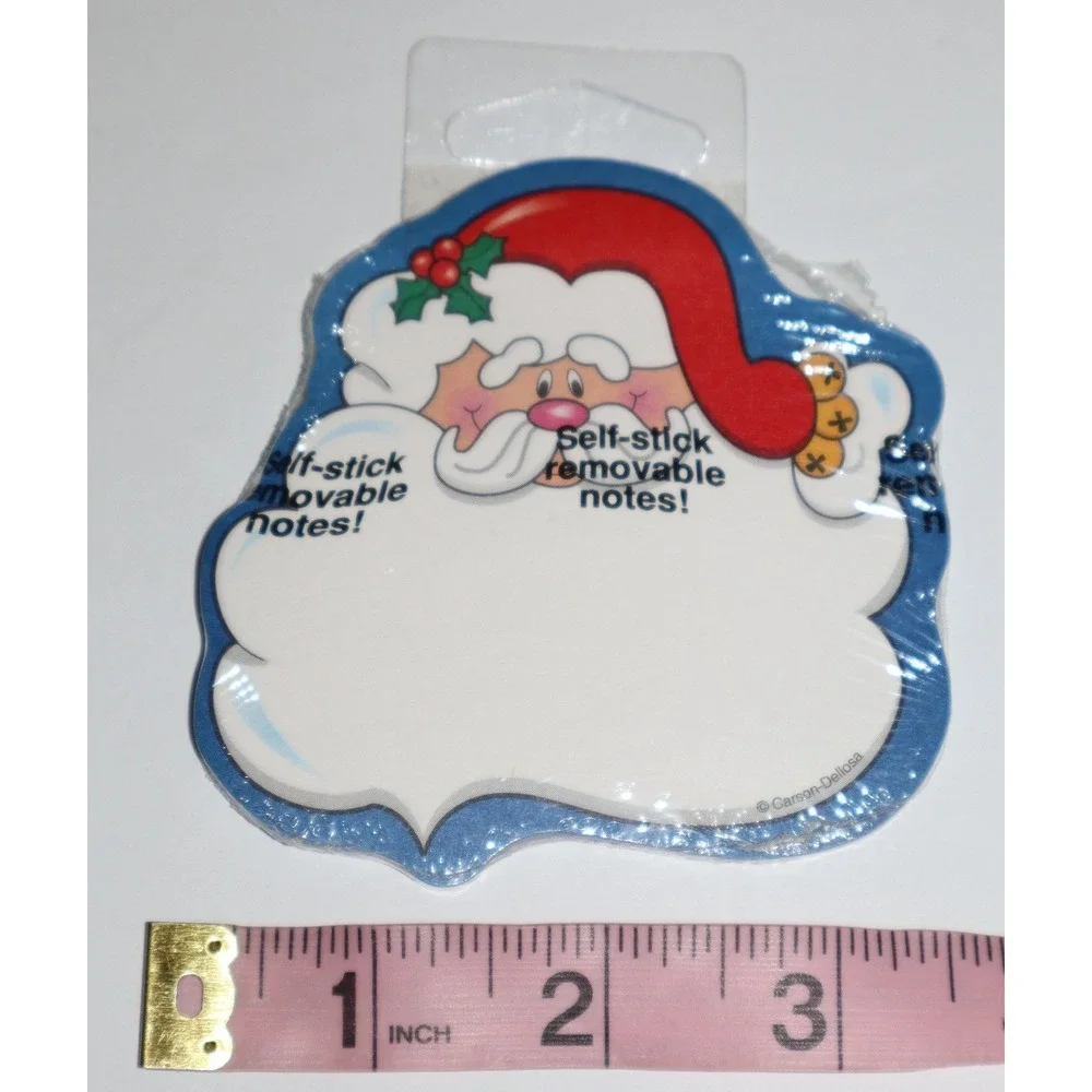 Carson-Dellosa Santa Notelet CD-9151 Christmas Sticky Notes 35 Sheets New HTF